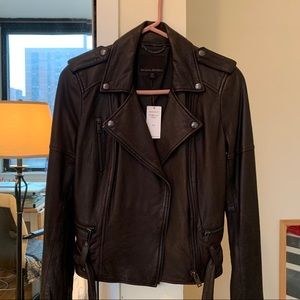 XS Leather Jacket (Banana Republic) | New with tag